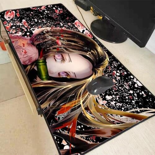 Anime Cute Girl Mouse Pad XXL Gamer Computer Notebook PC Office Gaming Accessories Keyboard Carpet Kawaii Mousepad Desk Mat