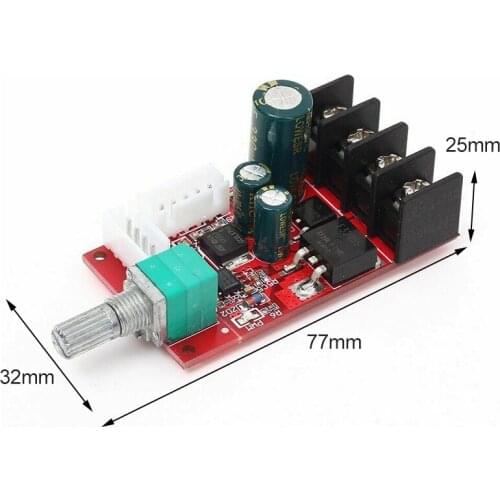 DC 10V-50V 15A DC PWM Motor Speed Controller Module LED Dimmers Board High-Power LED Dimmer Module Speed Switch