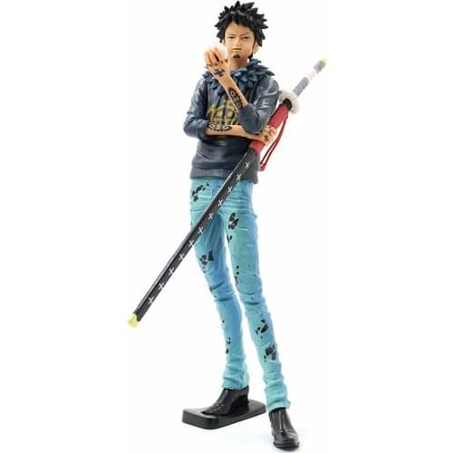 One Piece GK Trafalgar D Water Law Pirate Voyager MH New World Quality Assurance Movable Solon Handset Gift Doll Figurine Figma