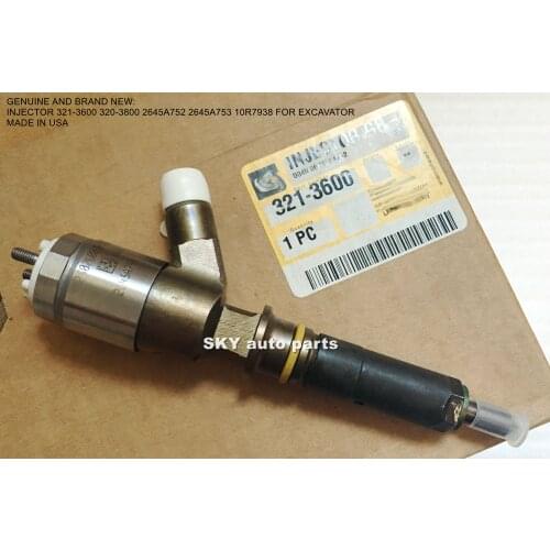 GENUINE INJECTOR 321-3600 320-3800 2645A752 2645A753 10R7938 FOR EXCAVATOR