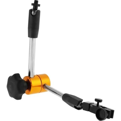 Adjustable Universal Magnetic Base Lever Holder Flexible Steel Stand for Dial Test Indicator Rotation Switch Alloy Magnet Gauge