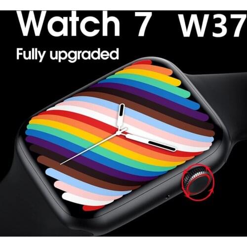 W37 Smartwatch Men Women 1.75'High-Definition Full Touch Bluetooth Call Fitness Tracker IP68 Waterproof For Xiaomi Huawei Phone