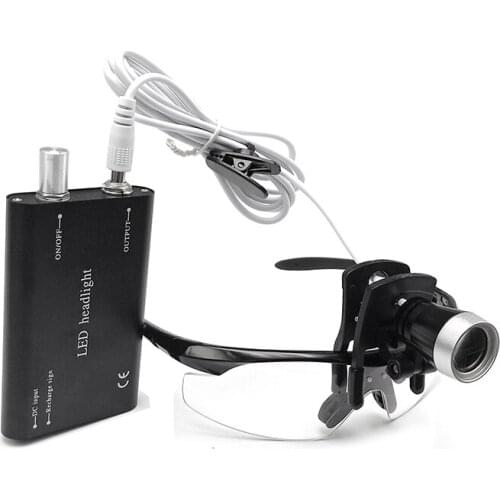 Dental LED Headlight with 1w Power Clip-on Glasses