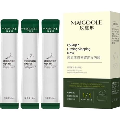 80g Collagen Good Night Jelly Mask Moisturizing and Moisturizing Shrink Pores Nourish The Skin No-wash Sleep Mask Serum Facial