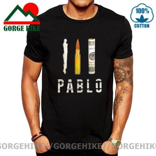 GorgeHike Pablo Escobar Plata O Plomo T-Shirts Colombia Kartel COCAINA T Shirt Cool Casual pride t shirts men Unisex New Fashion
