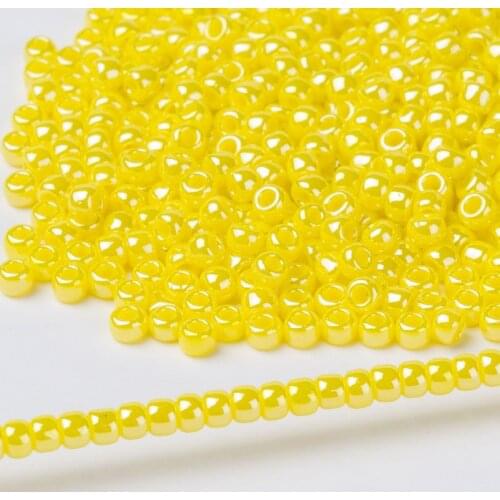Японский бисер TOHO round beads 11/0 yellow color For native artist or beads stitch 2mm 10g/1000pcs/20g/2000pcs/bag