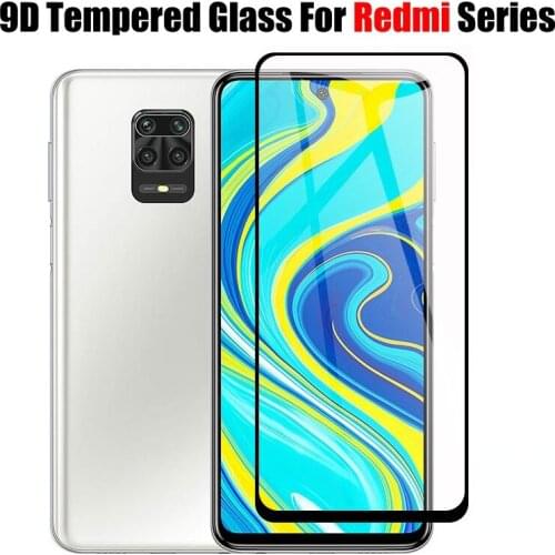 9H Full Cover Screen Protector For Redmi Note 10 9 8 7 Pro 8T 9s Max Clear Film on Redmi K20 K30 K40 Pro+ 9A 9 Tempered Glass