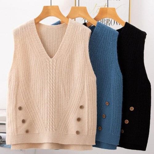 Sweater Pullover Women v-neck Sweater 2021 Autumn Winter Warm Soft knitted Pullover Femme Jumper Women Cashmere Sweater Cloths