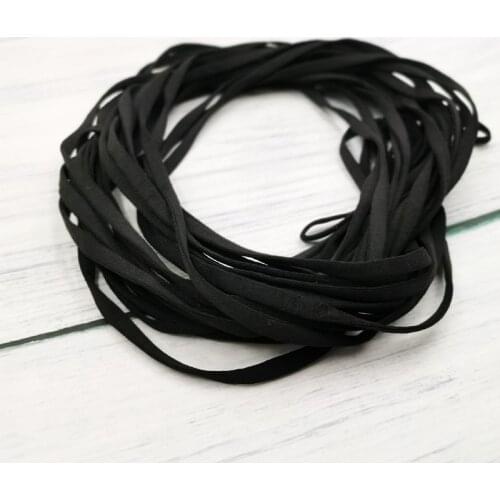 10M 5MM Tape Ear Cord Elastic Band Code goma elastica Rubber DIY Rope Craft Accessories elastique couture For mask costura