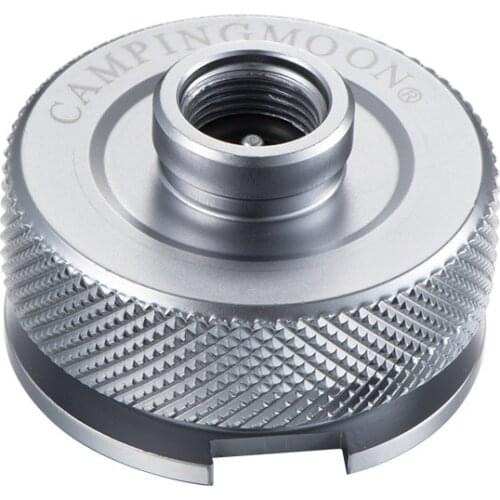 Hiking Camping Aluminum Alloy Gas Stove Adaptor Split Type Furnace Converter Connector Auto-off Adapters