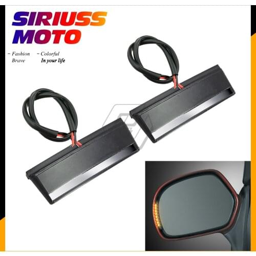 Motorcycle Turn Signal LED Side Mirror Light Case for Honda goldwing gl1800 GL 1800 2001-2017 (#7513)