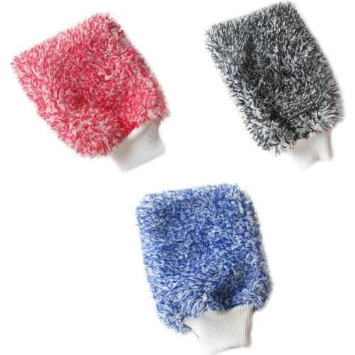 Cleaning gloves Car Cleaning Wash Soft Microfiber Gloves Detailing Wash Mitt Cloth Towel
