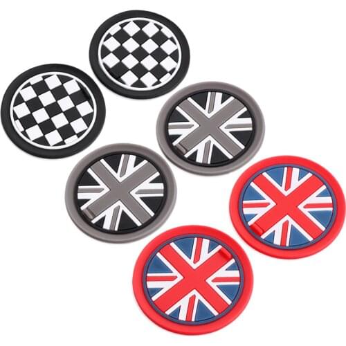 2PCS Silica Car Water Cup Bottle Holder Anti-slip Pad Mat for Lada Vesta Priora Kalina Granta Xray X-Ray largus Vaz Samara 2110