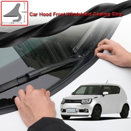 For Suzuki IGNIS 2016-2020 DIY Car Seal Strip Windshied Spoiler Filler Protect Edge Weatherstrip Strips Sticker Auto Accessories