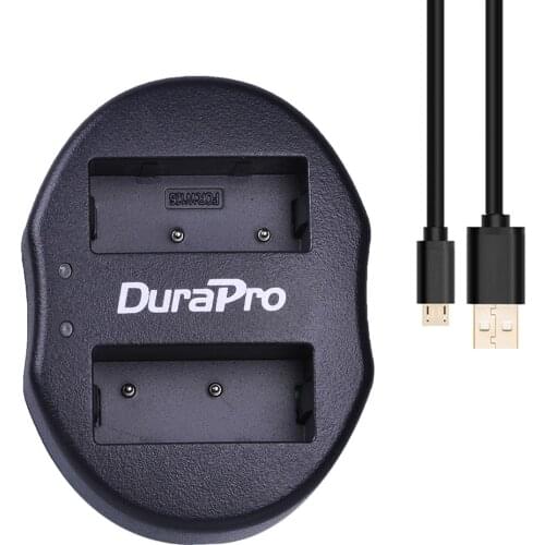 DuraPro NP-W126 NP W126 Dual USB Charger for Fujifilm HS30EXR HS33EXR X-Pro1 X-E1 X-E2 X-M1 X-A1 X-A2 X-T1 HS50 HS35 X-Pro1 X-T1
