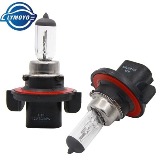 LYMOYO 2pcs car H13 9008 DC12V 60w 55W Halogen Bulbs Xenon Hi/Lo Beam 4500K warm white Headlight Auto Fog Lamps Replacement