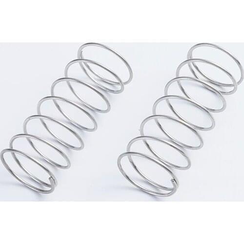 4PCS 2x30mm Compression Spring, Wire Diameter 0.08'', Outer Diameter 1.18'', Free Length 0.39''-2'', Stainless Steel