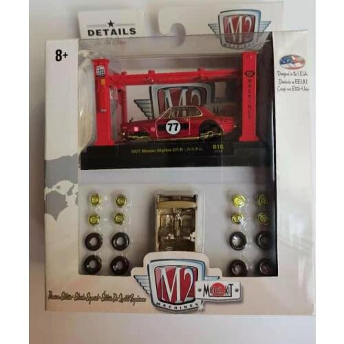 M2 machines 1:64 1971 Nissans Skyline GTR Collection Metal Die-cast Simulation Model Cars Toys