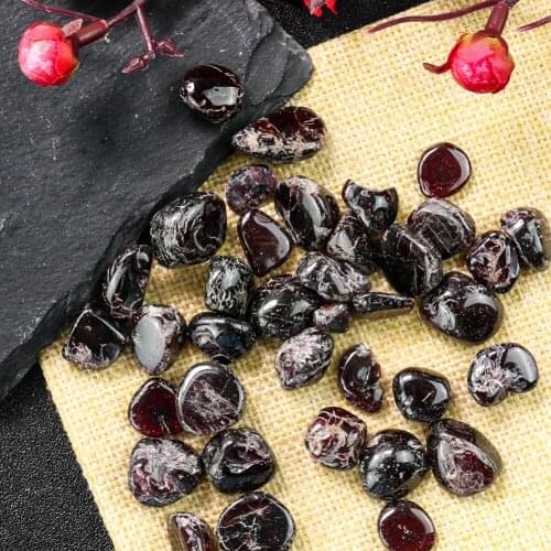 Natural Garnet Tumbled Stones Quartz Crystals Specimen Minerals Massage Gemstone Meditation Healing Home Decor Jewelry Materials