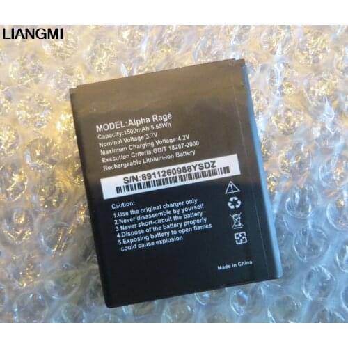 New High Quality Alpha Rage Battery for Highscreen Alpha Rage mobile phone Parts Accumulator with phone stander
