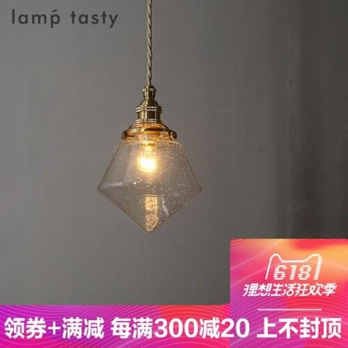 New style Smoky grey E27 Pendant Lights Glass Lamp Luminaire Pendant Lamp Glass Lampshade Hang lamp Light For Bar Restaurant