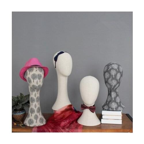 New Style Hot Sale Fabric Head Model Head Manikin Fashionable On Promotion