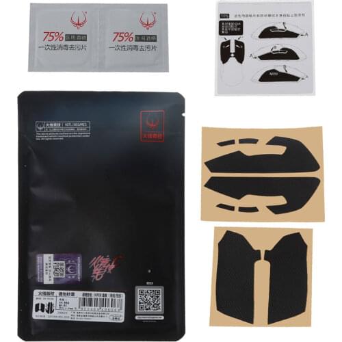 1 Set Original Hotline Games Mouse Skates Side Stickers Sweat Resistant Pads Anti-slip Tape for Razer Viper Mouse