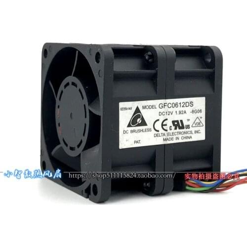 Original 12V 1.92A 6cm 6056 GFC0612DS dual-motor turbocharged high-speed ultra-violent retrofit fan
