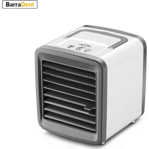 Personal Air Purifier USB Charging Air Conditioner Fan Mini Portable Refrigerator Air Cooler Nano Fan 300ml (White)