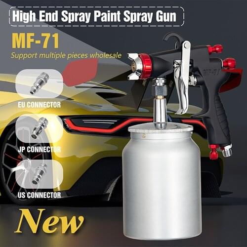 Fine Pneumatic Paint Spray Gun Pressure-Type Gravity Spraying Tool For Furniture And Automobile Industry 1.0 1.3 1.5 1.8mm 600cc
