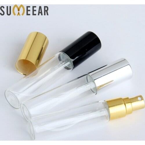 12 pieces/Lot 10ml Portable Perfume Bottle Spray Travel Perfume For Gift Sample Mini Bottle Parfum Makeup Containrs
