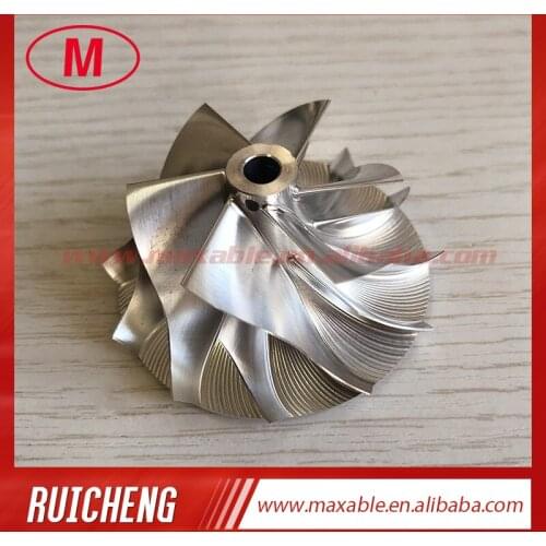 RHF5 39.30/52.50mm 6+6 blades high performance turbo billet/milling/aluminum 2618 compressor wheel for 06J145713L