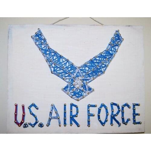 Air Force String Art, USAF String Art, Air Force Home, Air Force Gift, Made to Order