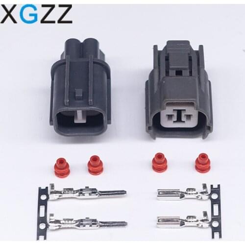 5 Set Sumitomo Female Male 2 Pin Auto Cable Horn Wire Connector For Excelle BYD BUICK Honda CITY Rear Door Lock Motor 6189-0129