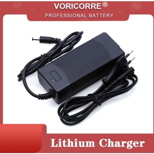 VariCore 12V 24V 36V 48V 3 Series 6 Series 7 Series 10 Series 13 String 18650 Lithium Battery Charger 12.6V 29.4V DC 5.5*2.1mm