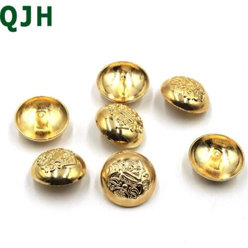 10pcs/lot Gold Metal Buttons 22mm Classic Fashion British Style Garment Materials DIY Sewing Accessories For Coat&Jeans buckle
