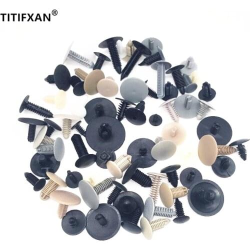 50PCS Car Cover Roof Plastic Fastener For VW Nissan Honda Toyota Mazda Ford Buick Hyundai Kia Renault Citroen Peugeot Volvo