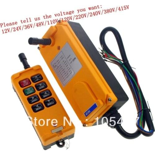 8 Channels 1 Speed Control Hoist Crane Radio Remote Control System