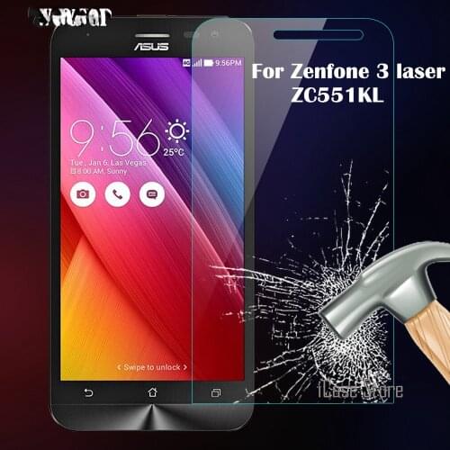 9H Tempered Glass Premium Screen Protector For Asus Zenfone 3 Laser ZC551KL 5.5 " Inch Anti-Explosion Protective Film Wholesale