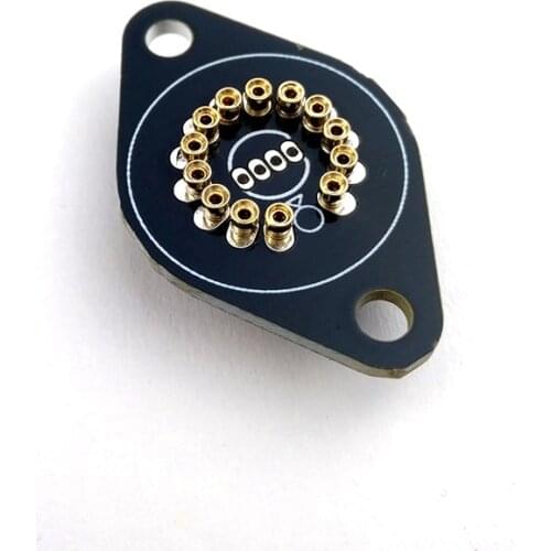 DYKB nixie tube holder socket for IN-19A IN-19B IN-19V glow tube fluorescent tube