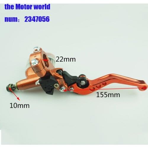 Brake Pump Master Cylinder Motorcycle lever Handlebar Hydraulic clutch Racing motorbike 22mm