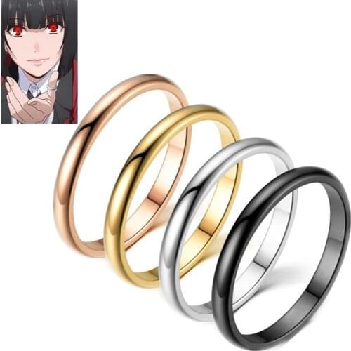 Anime Kakegurui Cosplay Ring Jabami Yumeko Prop Jewelry Accessories