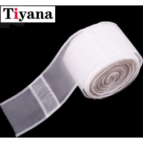 10cm Width Curtain Header Tape for Curtains Accessories Rod Pocket Tape Trim Fixed Folds Polyester Transparent Tape CP101Z