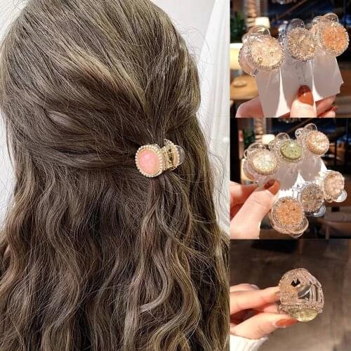 MISANANRYNE Women Crystal Big Hair Claw Girls Korean Style Hairgrip High Quality Crab Claw Barrettes Headwear Hair Accessories