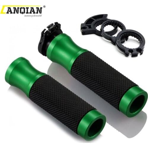 Motorcycle 22mm CNC Aluminum Rubber Gel Handle Bar Grip Hand Grips for KAWASAKI Versys 650 1000 versys650 versys1000 versys-x