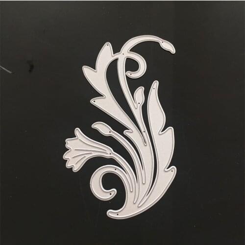 NewLeaves Pattern Background Metal Cutting Diesfor DIY Scrapbooking Stamps Craft Hand Made Paper Card Stencils 12.7*6.8cm