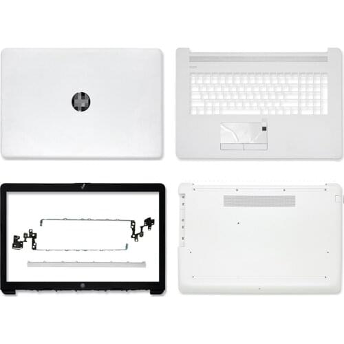 NEW Laptop LCD Back Cover/Front Bezel/Palmrest Upper Case/Bottom Case /Hinges Cover For HP 17-CA 17-BY L48404-001 White