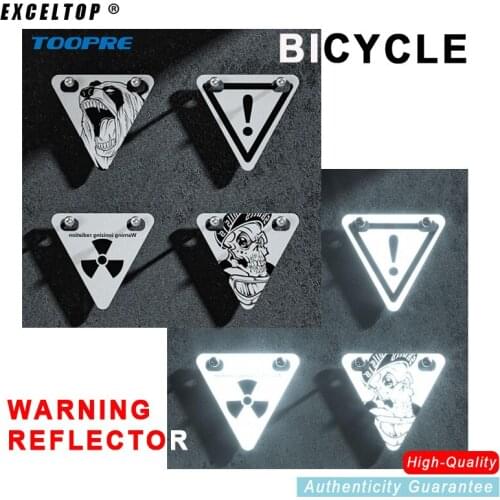 Bike Seatpost Reflector 1pcs MTB Suspension Reflectors Hang On Clothes Magnetic Block Hang On Bag Versatility Reflective Light