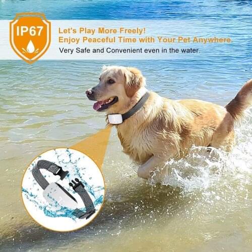Rechargeable Anti Barking Training Collar with 7 Adjustable Sensitivity and Intensity Beep Vibration for Small Medium Large Dogs