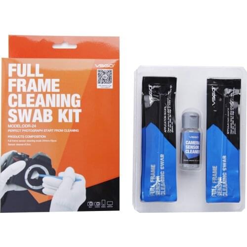 Full frame DSLR sensor CCD cleaning swab+sensor cleaning liquid kit for Canon EOS 1DX 5D Mark III 6D